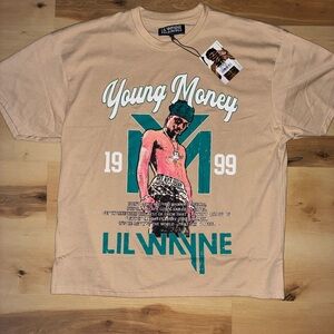 Graphic Lil Wayne Tan T-Shirt